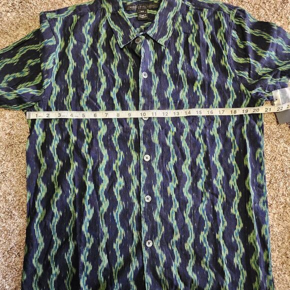 Marc by Marc Jacobs Gettysburg Blue Short-Sleeved Button-Up Shir - Picture 8 of 9